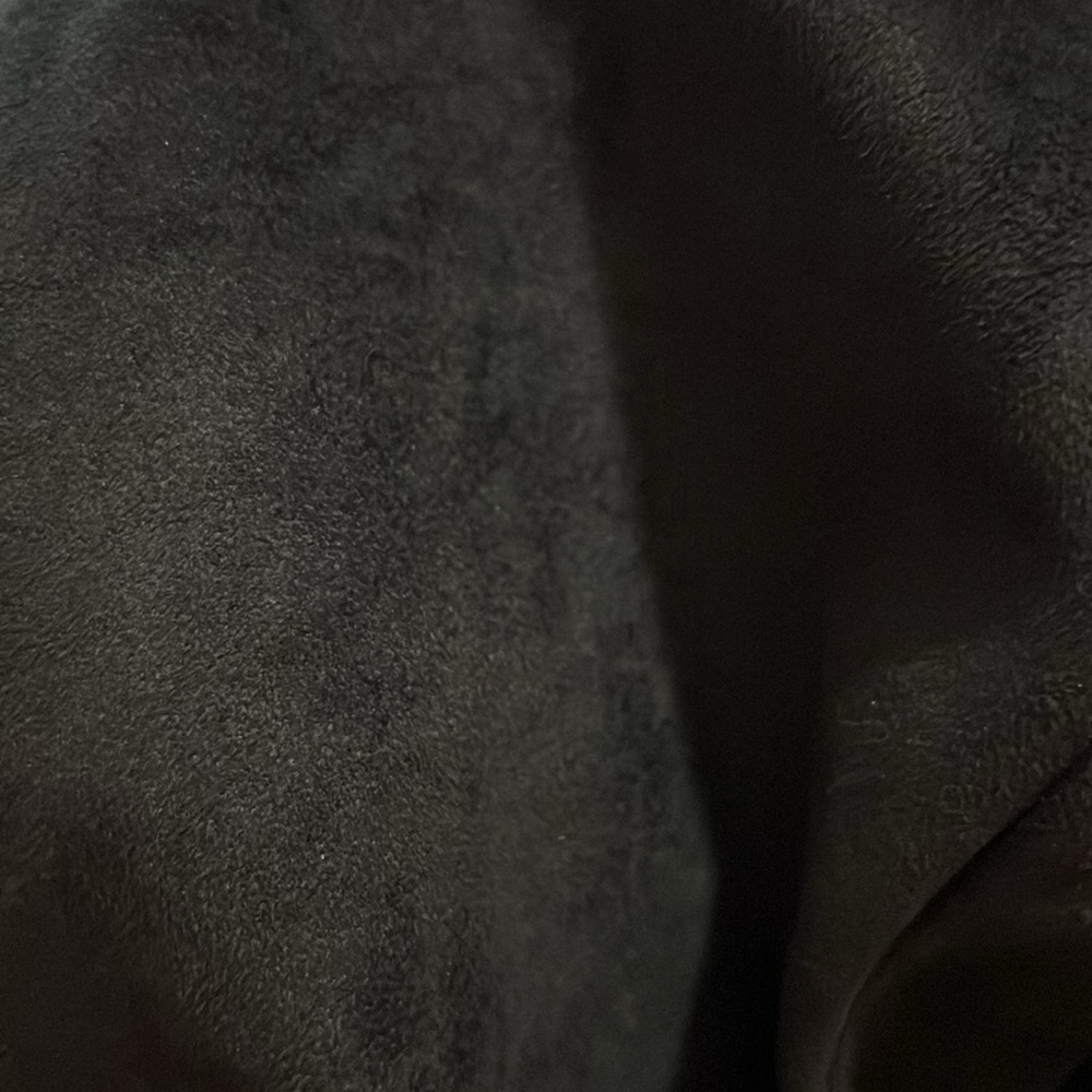 NWT Kenneth Cole suede Black Button-Up Dress - Picture 4 of 8